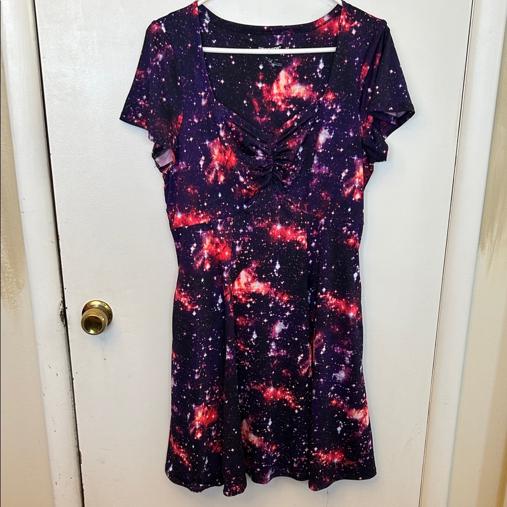 Hot Topic Galaxy Print Women's Dress Large